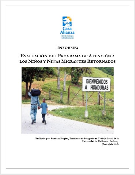 Evaluación del programa de atención a los niños y niñas migrantes retornados